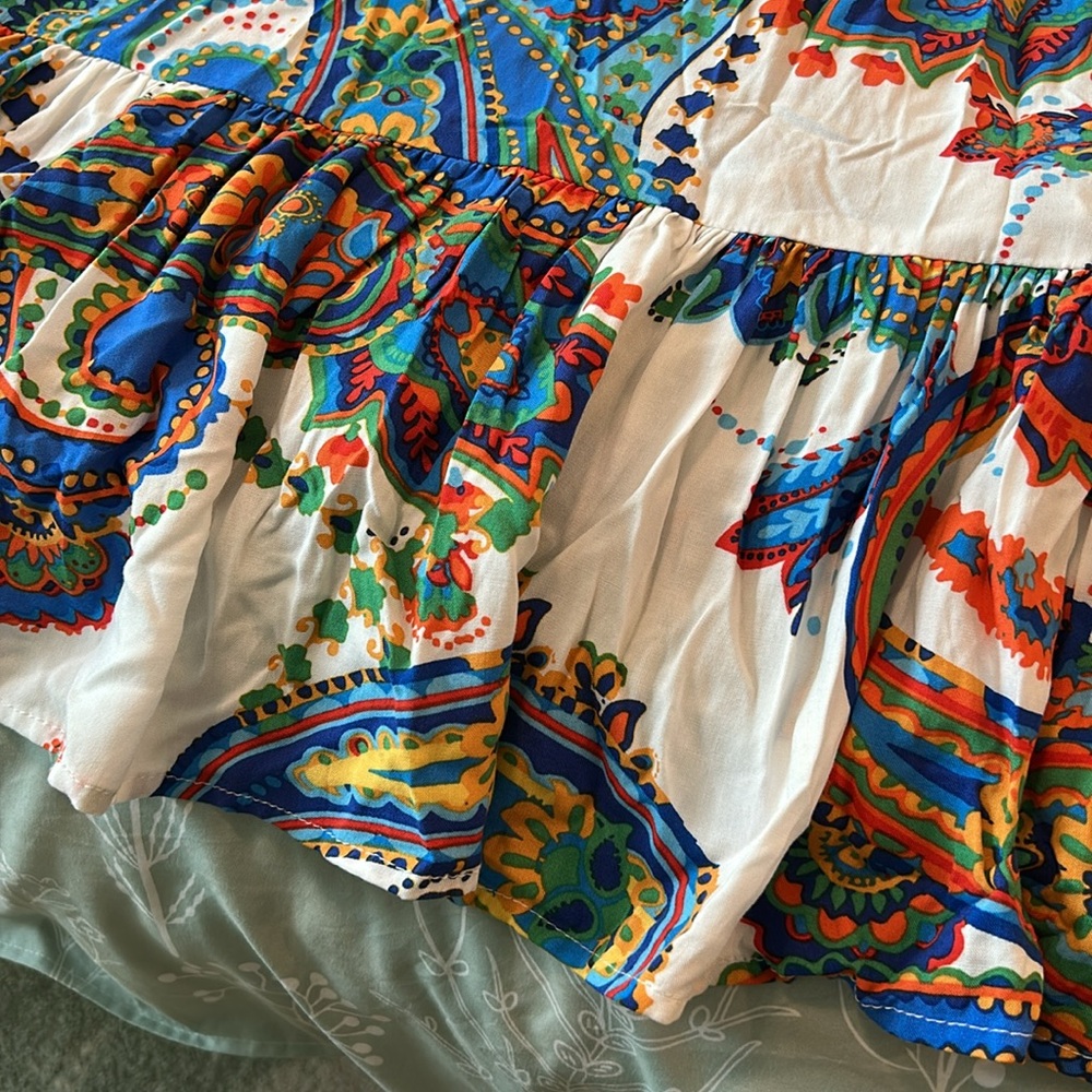 MSK Colorful Paisley Print Maxi Dress /NWT - Picture 13 of 13